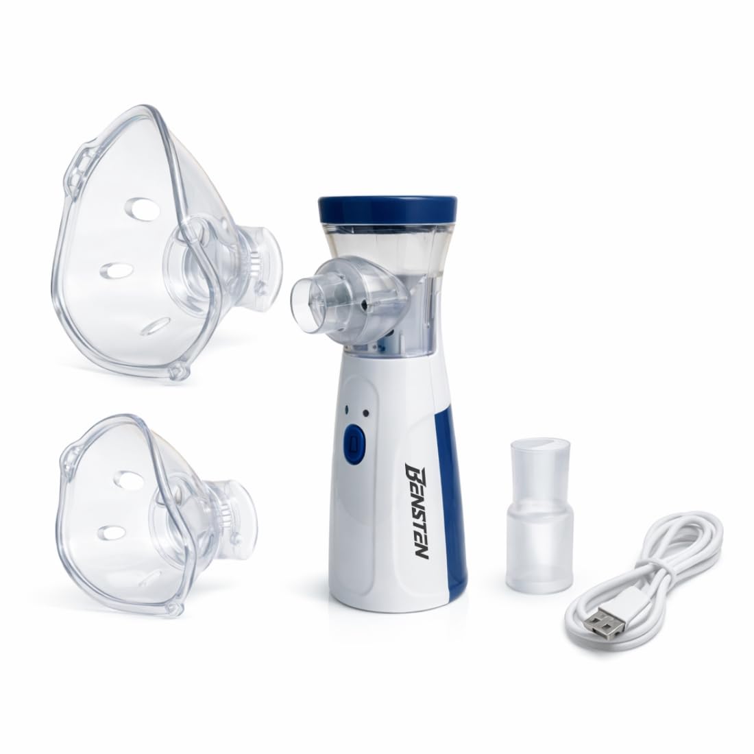 Portable Mesh Nebulizer for Home Use | Rechargeable Handheld Mist Inhaler with Mask - Image 3