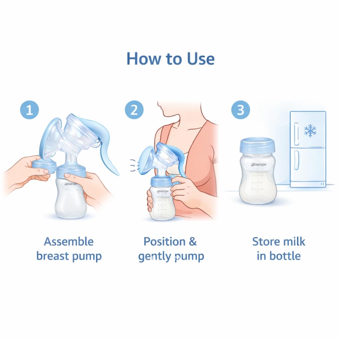 Manual Breast Pump for Breastfeeding | Breast Milk Pump for Mothers - Image 5